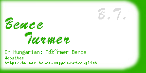 bence turmer business card